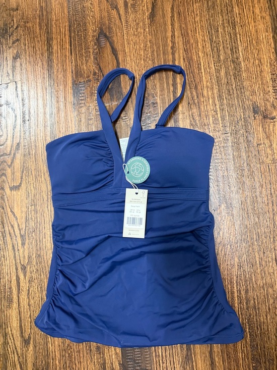 Boden Other - Boden Navy Ruched Swim Top with Halter Straps